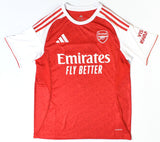 Saka Autographed Arsenal FC Home Soccer Jersey #7 - Beckett Holo *M