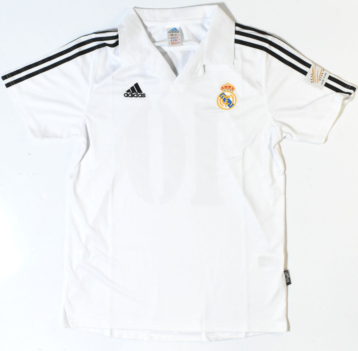 Luis Figo Autographed Real Madrid CF Home Soccer Jersey #10 - Beckett Holo *L