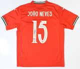 Joao Neves Autographed Portugal Home Soccer Jersey #15 - Beckett W Holo *M