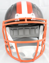 Quinshon Judkins Signed Cleveland Browns F/S Flash Speed Helmet - Beckett W Holo