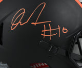 Quinshon Judkins Signed Browns F/S Eclipse Speed Authentic Helmet-Beckett W Holo