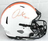 Quinshon Judkins Signed Browns F/S Lunar Speed Authentic Helmet - Beckett W Holo