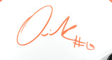 Quinshon Judkins Signed Browns F/S Lunar Speed Authentic Helmet - Beckett W Holo