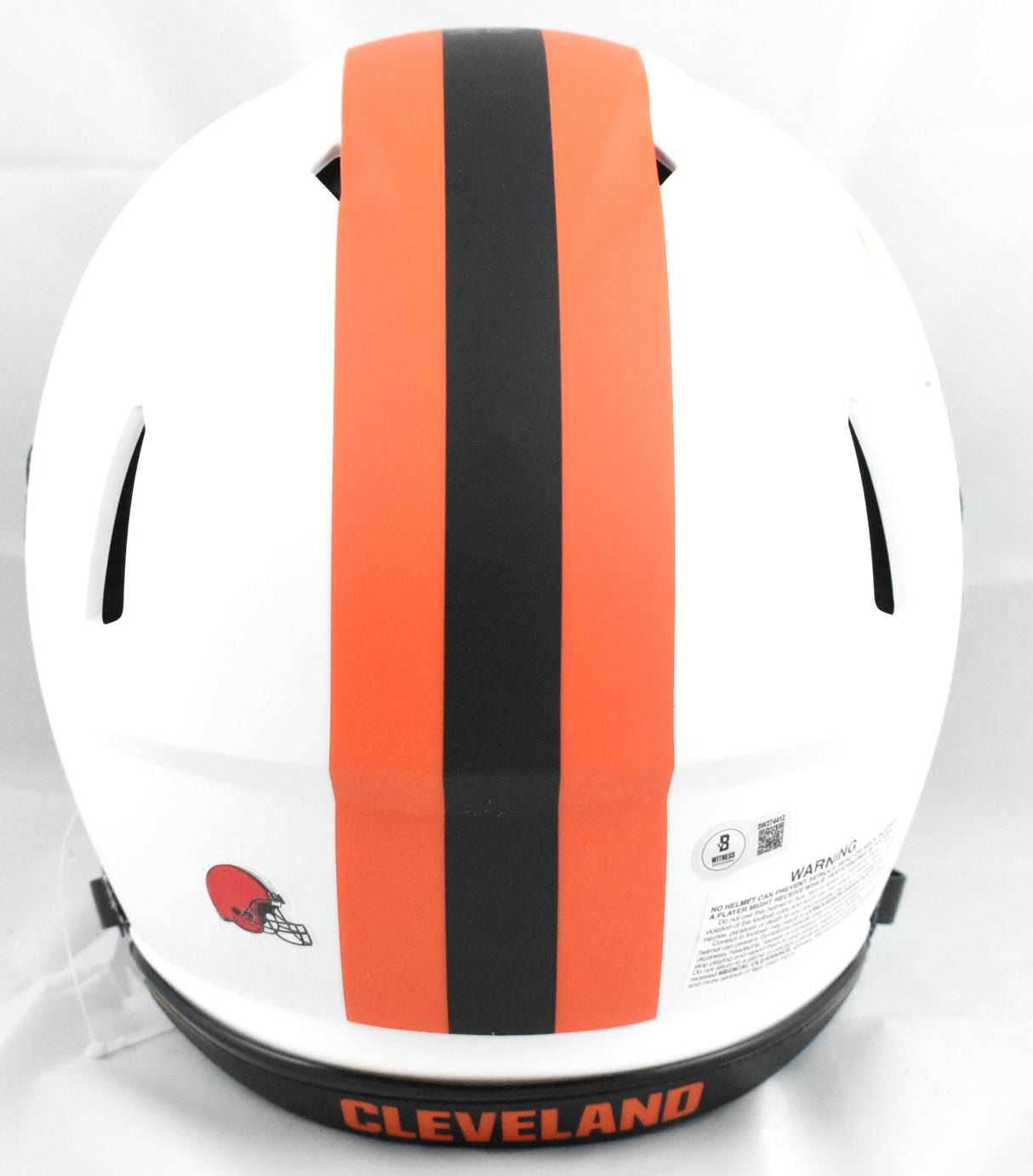 Quinshon Judkins Signed Browns F/S Lunar Speed Authentic Helmet - Beckett W Holo