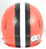 Quinshon Judkins Autographed Cleveland Browns Speed Mini Helmet - Beckett W Holo
