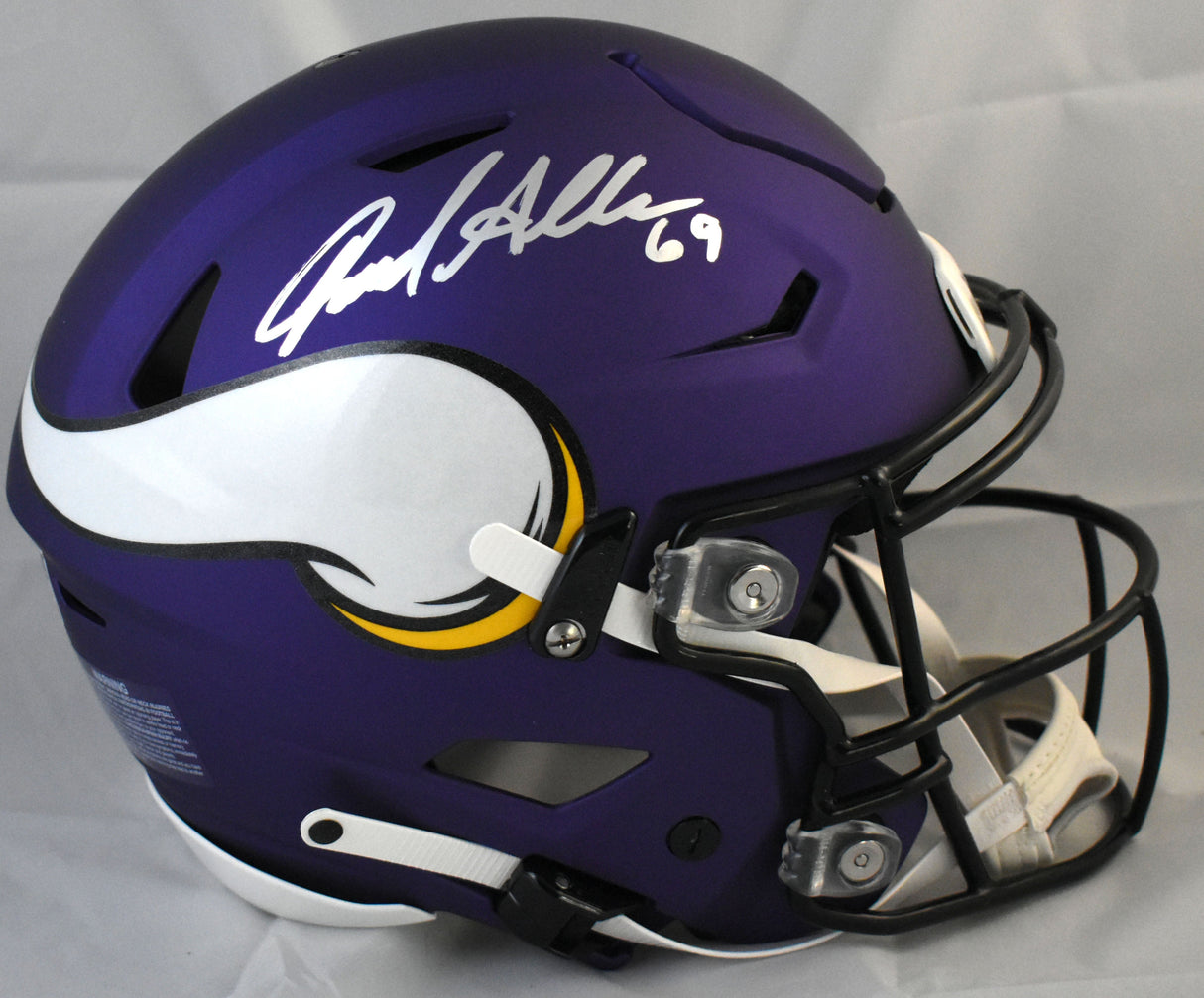 Jared Allen Autographed Minnesota Vikings F/S Speedflex Helmet - Beckett W Holo
