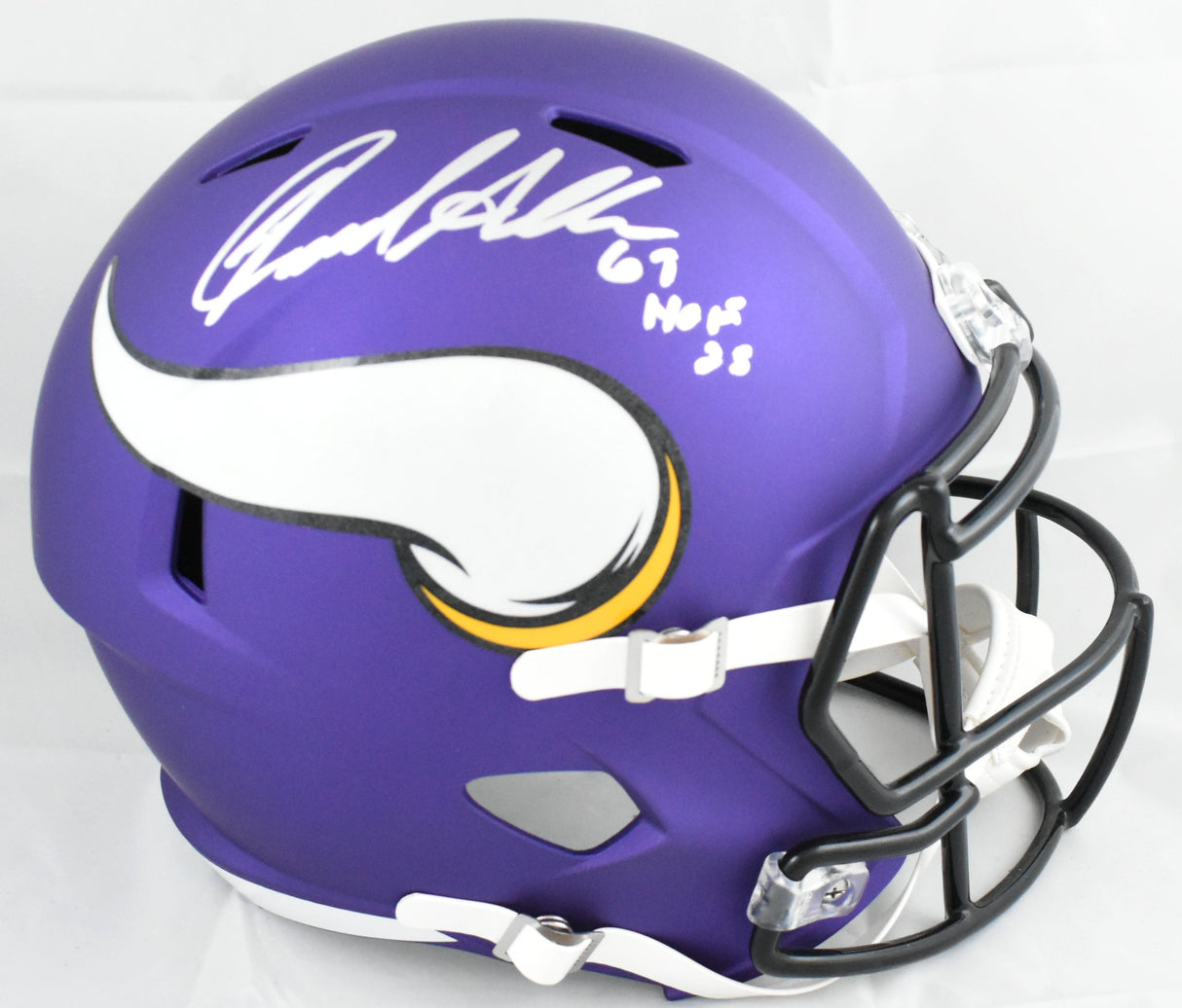 Jared Allen Autographed Minnesota Vikings F/S Speed Helmet w/ HOF-Beckett W Holo