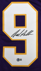 Jared Allen Autographed Purple Pro Style Jersey - Beckett W Hologram *Black