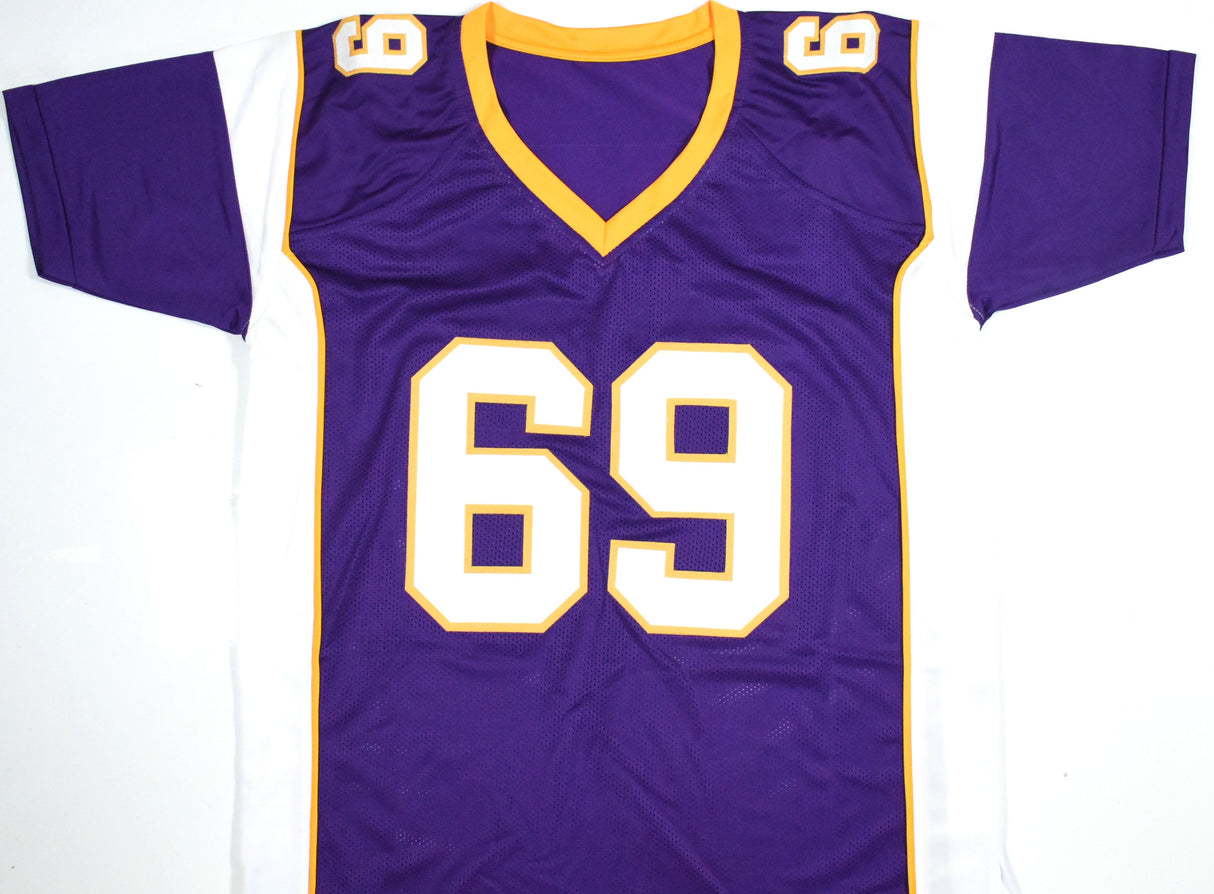 Jared Allen Autographed Purple Pro Style Jersey - Beckett W Hologram *Black