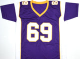 Jared Allen Autographed Purple Pro Style Jersey - Beckett W Hologram *Black