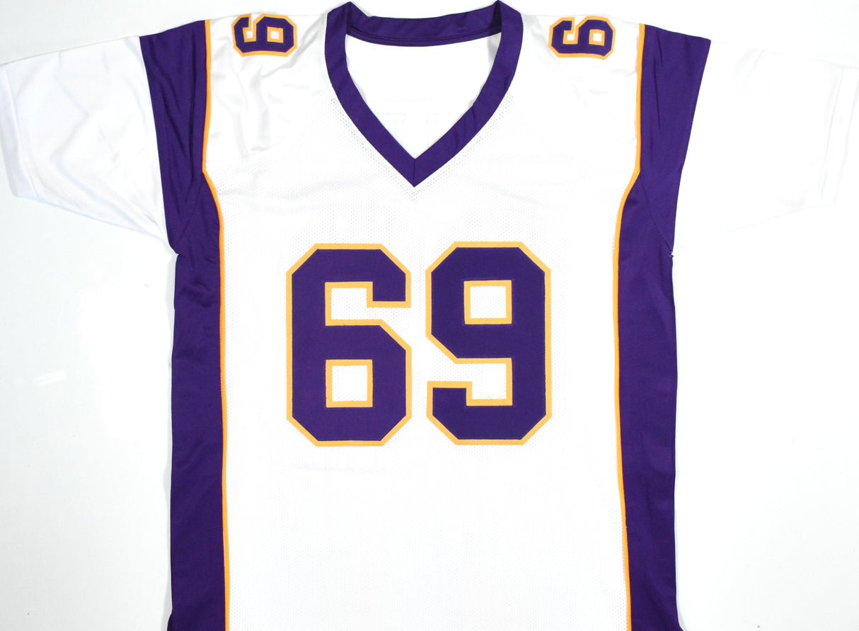 Jared Allen Autographed White Pro Style Jersey - Beckett W Hologram *Silver