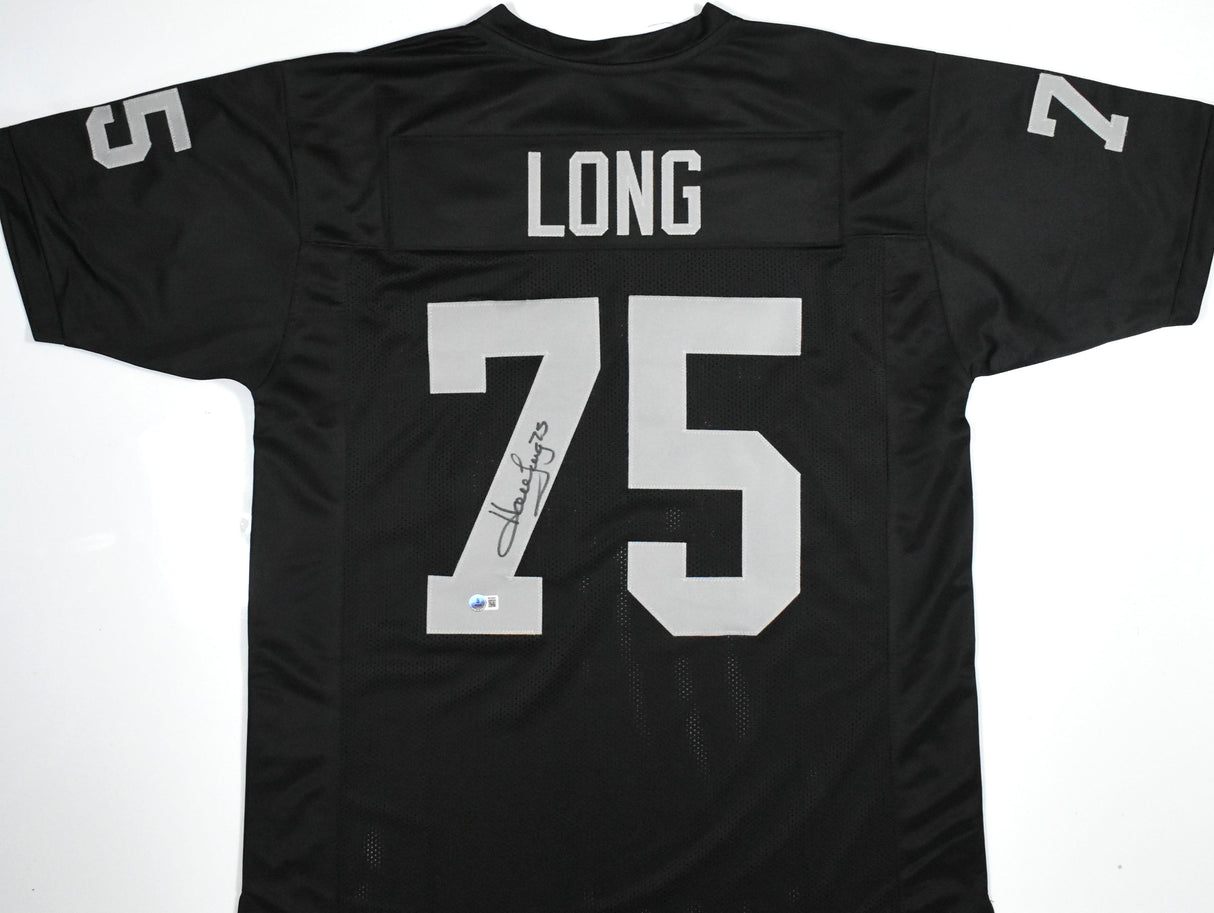 Howie Long Autographed Black Pro Style Jersey - Beckett W Hologram *Black