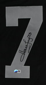 Howie Long Autographed Black Pro Style Jersey - Beckett W Hologram *Black
