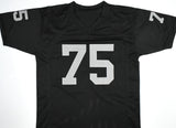 Howie Long Autographed Black Pro Style Jersey - Beckett W Hologram *Black
