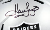 Howie Long Autographed Raiders F/S Speed Helmet - Beckett W Hologram
