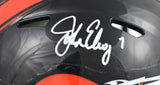 John Elway Autographed Denver Broncos 97-13 Speed Mini Helmet - Beckett W Holo