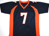 John Elway Autographed Blue Pro Style Jersey - Beckett W Hologram *Black
