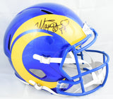 Matthew Stafford Autographed Los Angeles Rams F/S Speed Helmet - Beckett W Holo