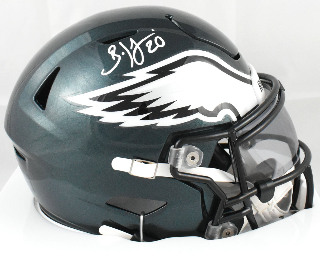 Brian Dawkins Autographed Eagles Mid-Size SpeedFlex Helmet - Beckett W Holo