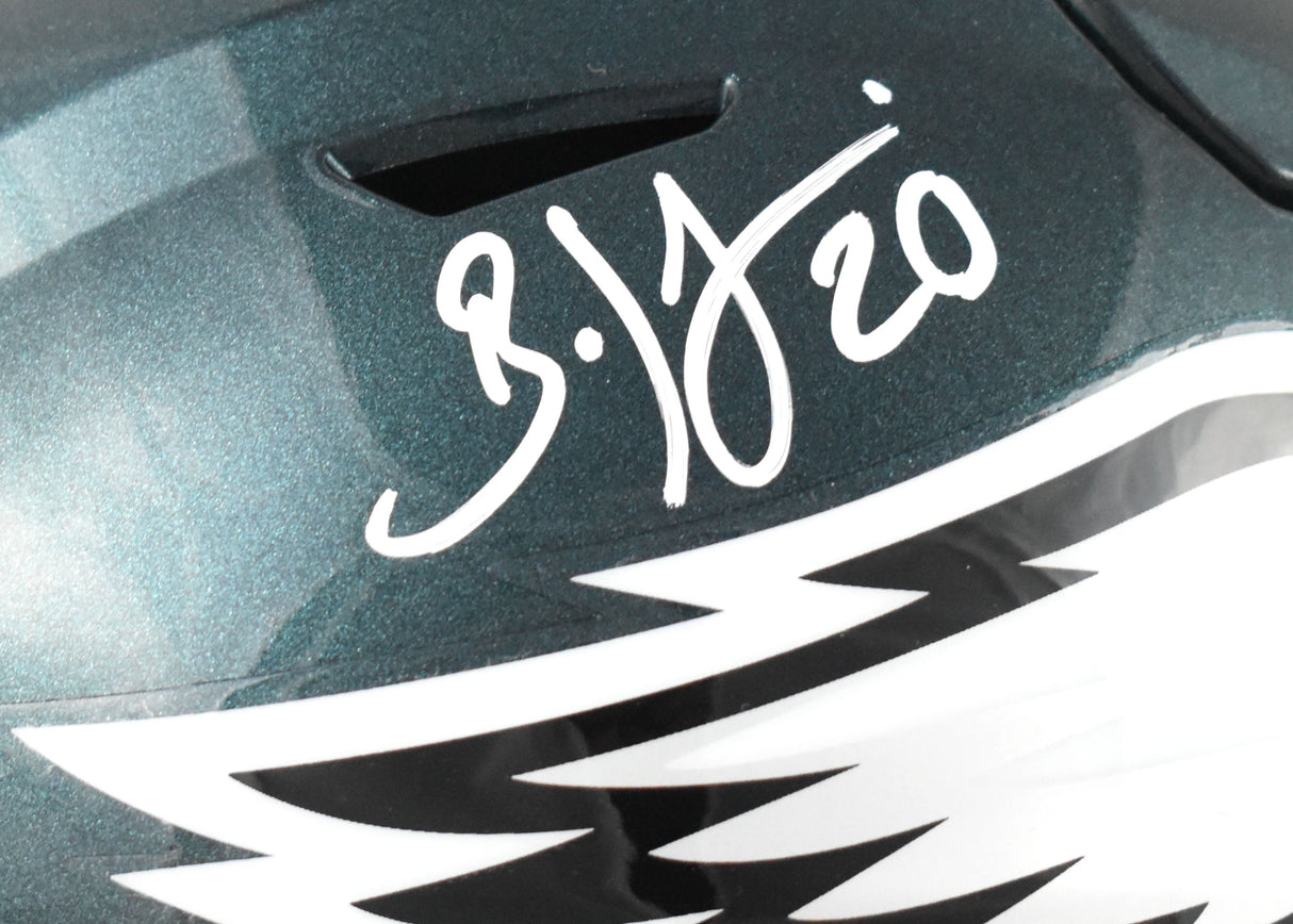 Brian Dawkins Autographed Eagles Mid-Size SpeedFlex Helmet - Beckett W Holo