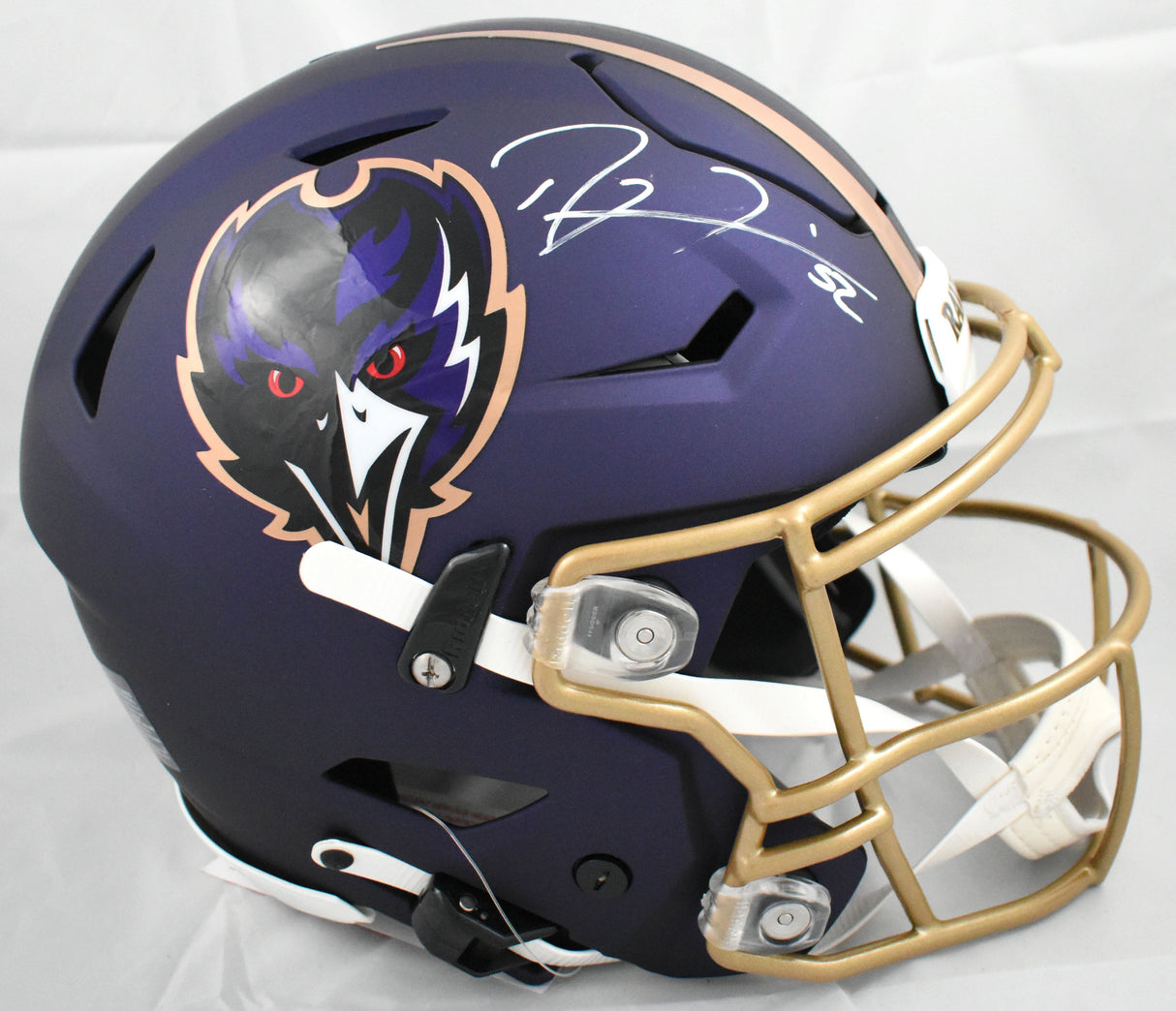 Ray Lewis Signed Baltimore Ravens F/S ALT 24 SpeedFlex Helmet - Beckett W Holo