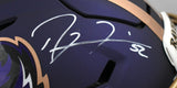 Ray Lewis Signed Baltimore Ravens F/S ALT 24 SpeedFlex Helmet - Beckett W Holo
