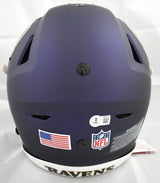 Ray Lewis Signed Baltimore Ravens F/S ALT 24 SpeedFlex Helmet - Beckett W Holo
