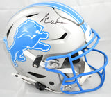 Andre Ware Autographed Detroit Lions F/S SpeedFlex Helmet - Beckett W Holo