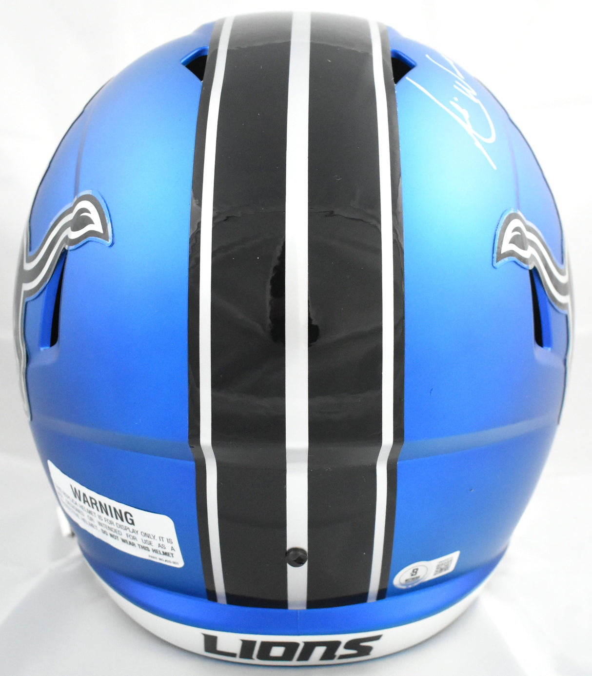 Andre Ware Autographed Detroit Lions F/S Alt 2024 Speed Helmet - Beckett W Holo