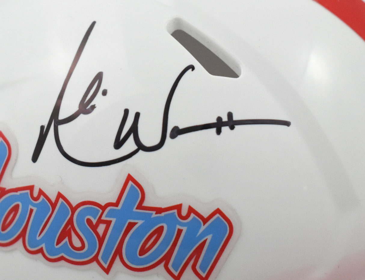 Andre Ware Autographed Houston Cougars White Speed Mini Helmet - Beckett W Holo