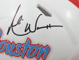 Andre Ware Autographed Houston Cougars White Speed Mini Helmet - Beckett W Holo