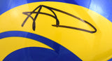 Aaron Donald Autographed Los Angeles Rams F/S Speed Helmet - Beckett W Holo
