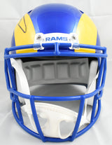 Aaron Donald Autographed Los Angeles Rams F/S Speed Helmet - Beckett W Holo