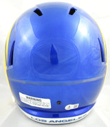 Aaron Donald Autographed Los Angeles Rams F/S Speed Helmet - Beckett W Holo