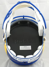 Aaron Donald Autographed Los Angeles Rams F/S Speed Helmet - Beckett W Holo