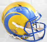 Aaron Donald Autographed Rams F/S Flash Speed Authentic Helmet - Beckett W Holo