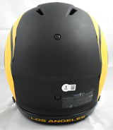 Aaron Donald Autographed Rams F/S Eclipse Speed Authentic Helmet- Beckett W Holo
