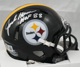 Jack Ham Autographed Pittsburgh Steelers Speed Mini Helmet w/ HOF-Beckett W Holo