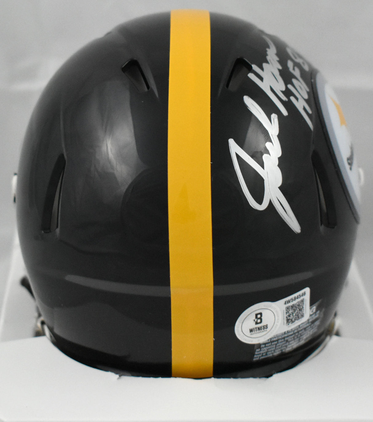 Jack Ham Autographed Pittsburgh Steelers Speed Mini Helmet w/ HOF-Beckett W Holo