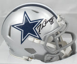Drew Pearson Autographed Dallas Cowboys Speed Mini Helmet - Beckett W Holo