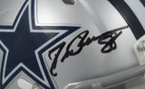 Drew Pearson Autographed Dallas Cowboys Speed Mini Helmet - Beckett W Holo