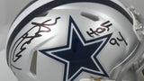 Randy White Autographed Dallas Cowboys Speed Mini Helmet w/ HOF - Beckett W Holo