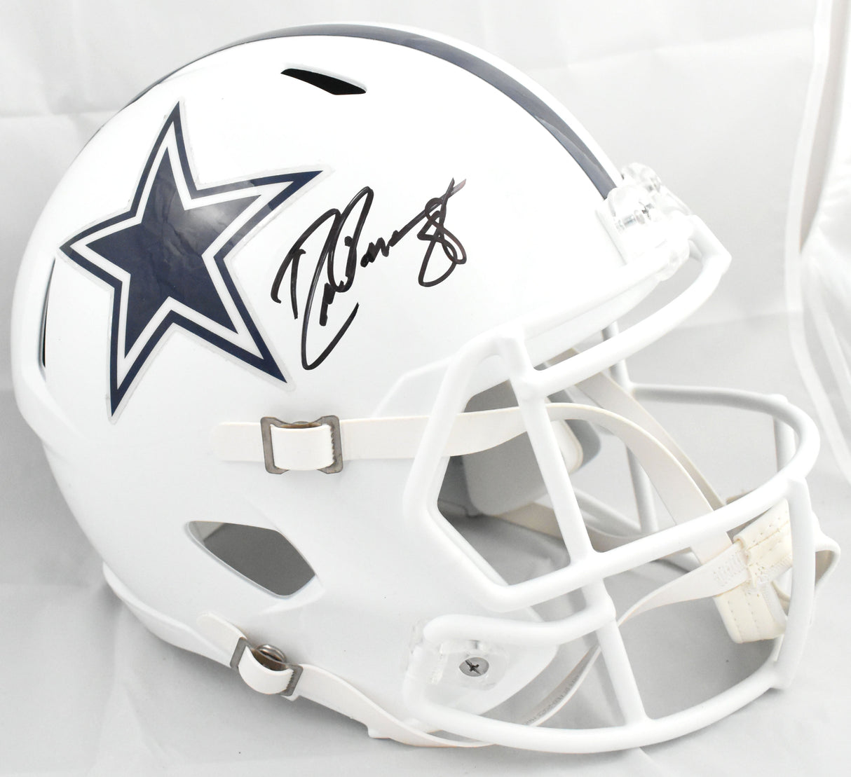 Drew Pearson Autographed Dallas Cowboys F/S Alt 22 Speed Helmet - Beckett W Holo