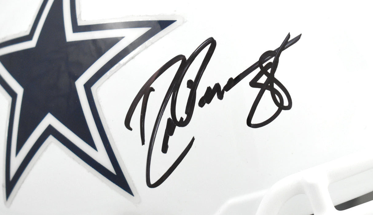 Drew Pearson Autographed Dallas Cowboys F/S Alt 22 Speed Helmet - Beckett W Holo