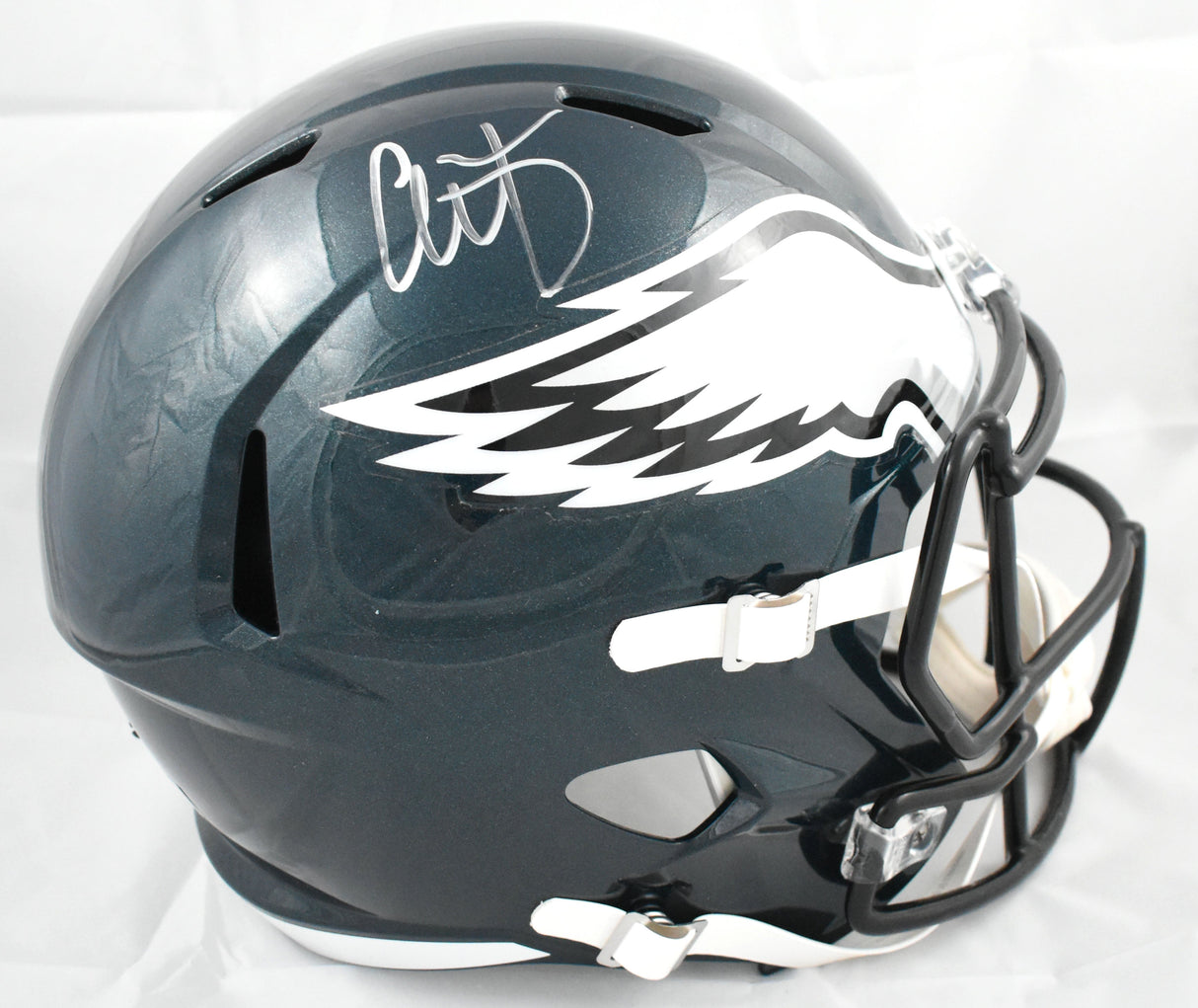 Alshon Jeffery Autographed Philadelphia Eagles F/S Speed Helmet - Beckett W Holo