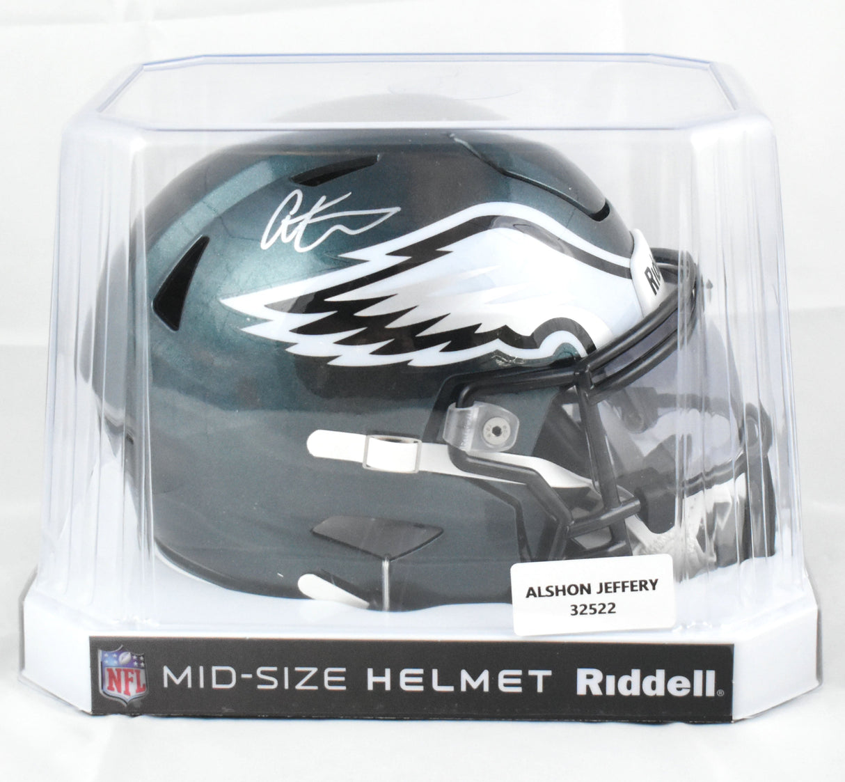 Alshon Jeffery Autographed Eagles Mid-Size SpeedFlex Helmet - Beckett W Holo