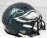 Alshon Jeffery Autographed Philadelphia Eagles Speed Mini Helmet- Beckett W Holo