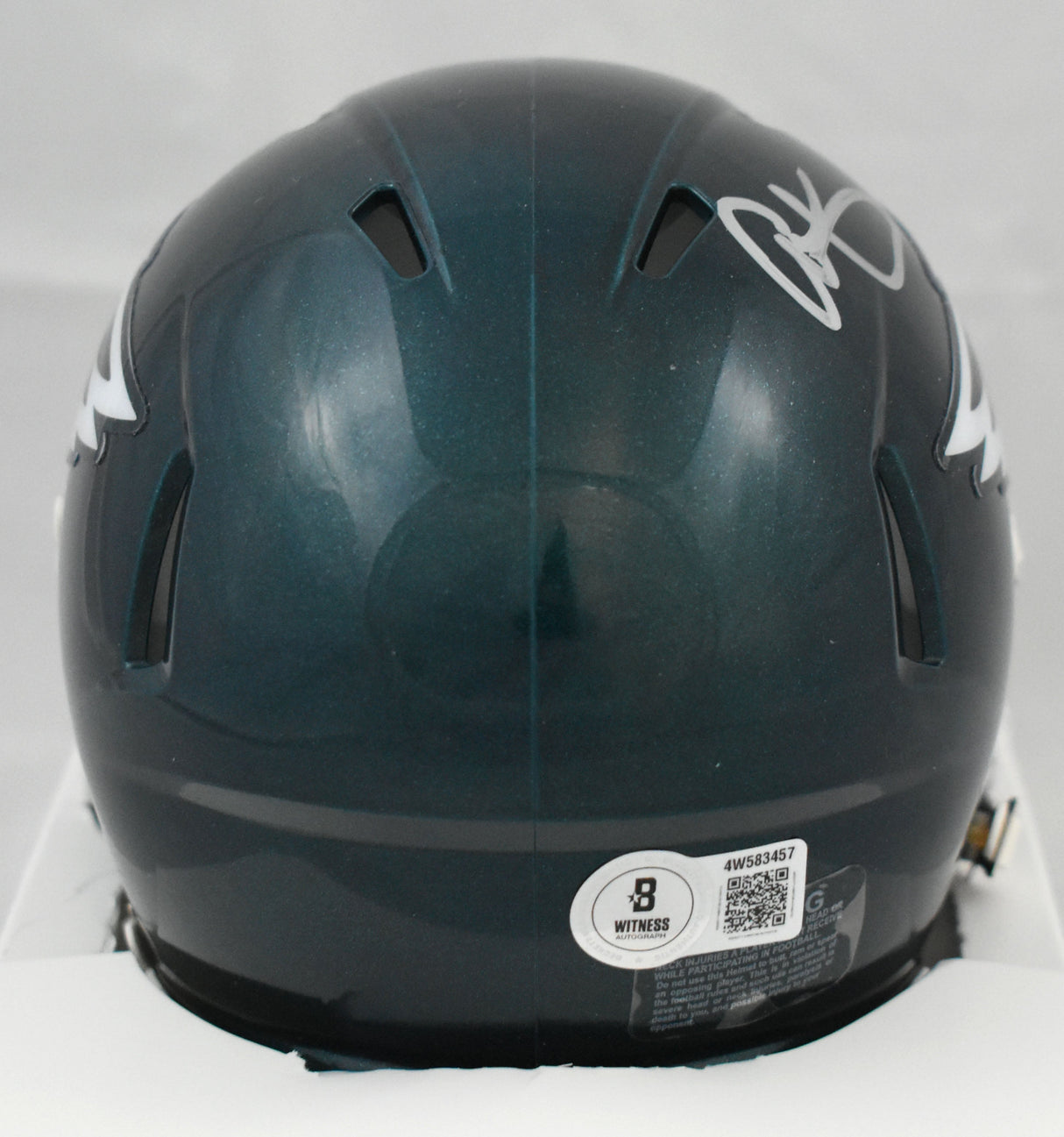 Alshon Jeffery Autographed Philadelphia Eagles Speed Mini Helmet- Beckett W Holo