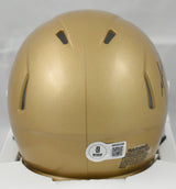 Marcus Freeman Autographed Note Dame Irish Speed Mini Helmet - Beckett W Holo