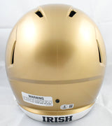 Marcus Freeman Autographed Notre Dame Irish F/S Speed Helmet - Beckett W Holo